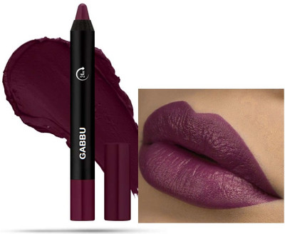 GABBU Lipstick Long Lasting & Waterproof Lasts Upto 24Hrs (Grape Wine)(Grape wine, 3.5 g)