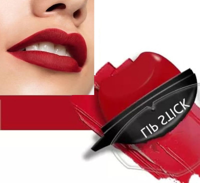EVERERIN RED APPLE SHAPE LONG LASTING MATTE WATERPROOF LIPSTICK(RED, 10 g)