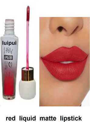 Luipui red matte lipstick pack of 1 best for women(red, 6 ml)