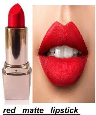 Luipui red matte lipstick crayon lips waterproof amazing(red, 6 g)