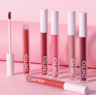Onfroi Smudgeproof Matte Liquid Lipstick For Ethereal Beauty Combo pack of 8(Smudgeproof Matte Liquid Lipstick For Ethereal Beauty Combo pack of 8, 18 ml)