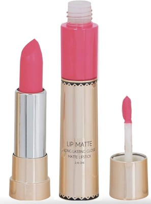 Arcanuy Hydrating 2 in 1 Long Lasting Matte pink Lipstick(sky peach, 8 g)