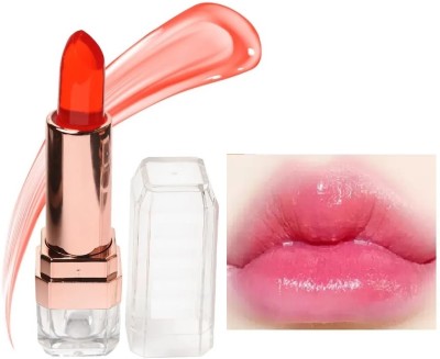 Arcanuy transparent color changing jelly moisturizing lipstick(red, 3.6 g)