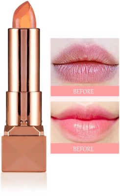 AMOSFIA New Jelly Crystal Temperature Changing Lipstick Pack Of 1(Orange, 3.8 g)