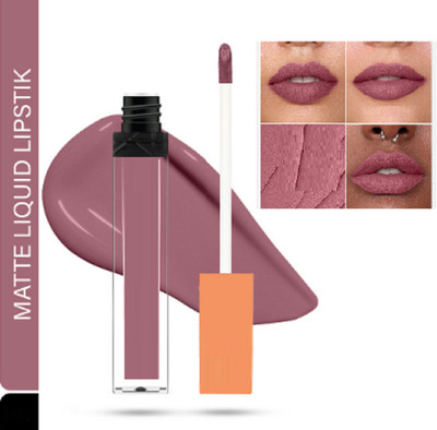 Luipui PREMIUM MATTE NON-DRYING & SMUDGE PROOF MATTE LIPSTICK PACK OF 1(BLUSH PINK CASTRO - 242, 9 ml)