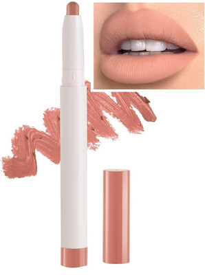 Arcanuy Non-Transfer Long Lasting Rotating Matte Lip Crayon(light brown, 1.3 g)