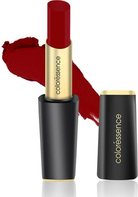 COLORESSENCE Intense Long Wear Lipsticks with Velvet Finish | Butter Soft Gliding Texture L12(Hot Red, 2.5 g)