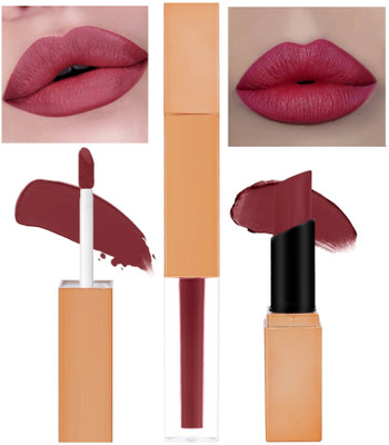 luzimaisa 2in1 Non-Transfer | Smooth Texture | Hydrating Lipstick(Chestnut Rose, 7 ml)