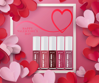 RYUK Valentine Rouge Passion Power Sensual Shade Combo 02(Multicolor, 10 ml)