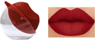 ADJD Design Matte Lipstick Maroon Velvet Color(RED, 2 g)
