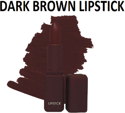 N&N DARK BROWN SHADE NEW LIPSTICK EASY TO USE LONG LASTING PERFECT PACK OF 1(DARK BROWN, 15 g)