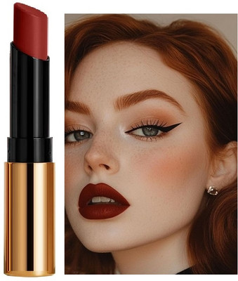 THTC Waterproof Long Lasting Lipstick for Women(DARK RED, 3.5 g)