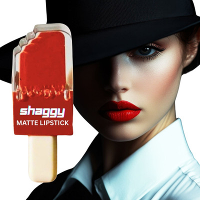 SHAGGY Red matte liquid lipstick waterproof and trending( pack of 1)556(Red, 12 ml)