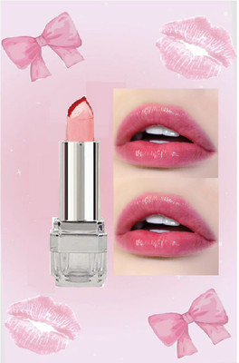 AFARAXIA New pink Gel Lipstick Colour change Smooth with Fragrance(PINK, 3.6 ml)