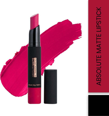 THTC Colour Non-Transfer Matt Waterproof Lipstick Shade 404(Fabulous Fuchsia, 3.5 g)
