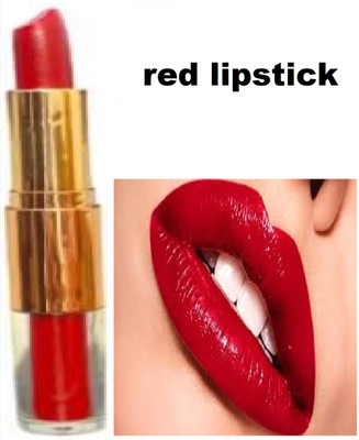 Luipui smudge proof red 2 in 1 matte finish lipstick pack of 1(red, 6 g)