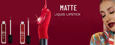 Sheny ALL IN ONE SOLUTION FOR LIQUID MATTE LIPSTICK , SOFT LIPSS (PACK OF-2)(red, maroon, 10 ml)