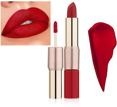 DYSOKAYO 2-in-1 Crayon & Matte Liquid Lipstick(red, 8 g)