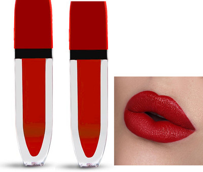 ADJD Comob Ultra Pigmented Smudeproof Super Hydrating Liquid Lipstick Red(Red, 16 ml)