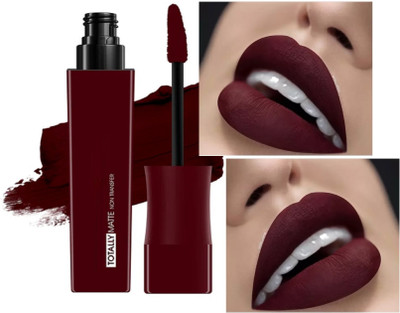 Jiwoo Matte Liquid Lipstick Lightweight & Comfortable Long Lasting Deep maroon(Deep maroon, 3.8 g)