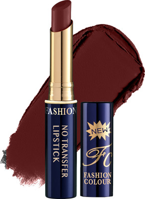 FASHION COLOUR Non-Transfer Creamy Matte Lipstick Waterproof & Smudgeproof Formula - Shade 39(Clay Brown, 2.6 g)