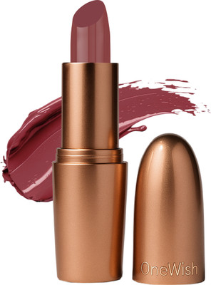 One Wish Creamy Matte Lipstick | 8 Hrs Long Lasting | Smooth & Soft Finish | Shade 11(Raisin Hell, 3.8 g)