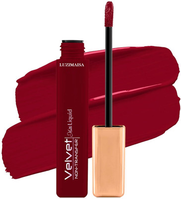 luzimaisa Professional Matte Non Transfer Liquid Matte Lipstick(deep maroon, 5 ml)