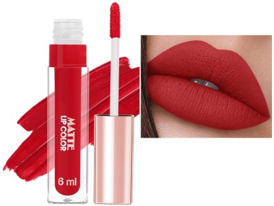 Emijun Make Up Matte Me Lip Cream-RED(RED, 6 ml)