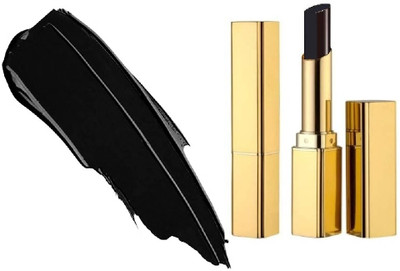 Vyomiris BEST WATERPROOF LONG LASTING MATTE BLACK LIPSTICK FOR DRAMATIC LIPS(BLACK, 3.6 g)