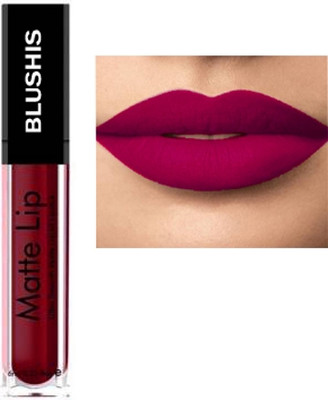 BLUSHIS Lipstay Transfer Proof Matte Finish Highly Pigmented Deep Color Liquid Lipstick(Deep Pink, 7 ml)
