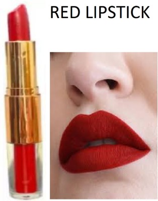 Luipui BET WATERPROOF RED 2 IN 1 MATTE FINISH LIPSTICK AWESOME PACK OF 1(RED, 6 g)