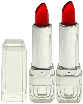 HUZURLU Transparent Colour Changing Moisturizing Gel Lipstick for Glossy Pink Lips(Red, Red, 7.2 g)