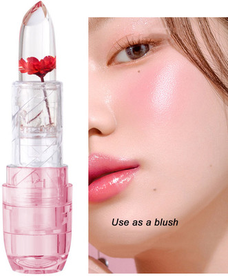 ADJD Red Flower Jelly Color Changing Lipstick(Red, 3.6 g)