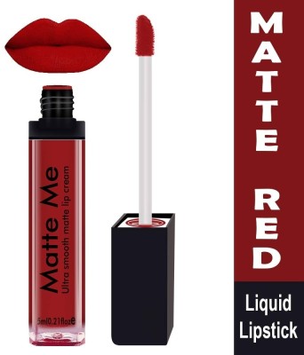 DARVING Matte Me ultra Smooth Liquid Lipstick(RED, 6 ml)