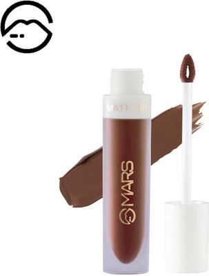 MARS Lip Color With Superfine Matte Finish Formula(Spiced Brown-01, 4 ml)