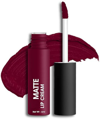 FLORERO Mousse Pure Matte Liquid Lipstick For All-Day Confidence With Lightweight Feel(MAROON, 6 ml)