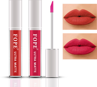 FOPE Ultra Matte Liquid Lipsticks For Every Skin Tone-UM03202335(Dusty Red, red, 8 ml)