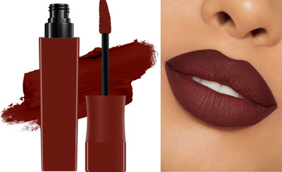 AFARAXIA SMUDGE-PROOF LONG WAER MATTE FINISH BROWN LISPTICK(BROWN, 7 ml)
