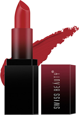 SWISS BEAUTY HD Matte Lipstick (SB-212-01)(Siren in scarlet, 3.5 g)