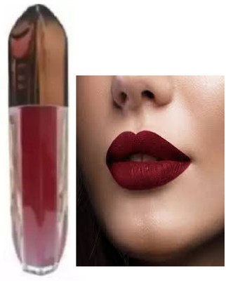 Luipui BEST LONG LASTING MAROON MATTE LIPSTICK PACK OF 1(MAROON, 6 ml)