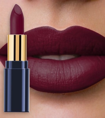 MYEONG Highly Pigmented & Rich Color Silky Matte Finish Lightweight Lipstick(SANGUINE BROWN, 3.5 g)