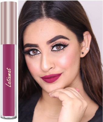 Latixmat Best Highly Pigmented & Kiss Proof Velvet Pink Lipstick(Pink, 7 ml)