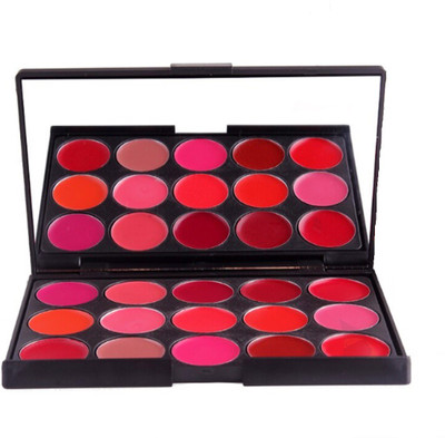 THTC Make-up 15 Colors Creamy Matte Lipstick Palette(MULTI COLOR, 15 g)