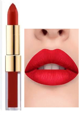 Luipui RED LIPSTICK MATTE LOOK PACK OF 1(RED, 6 g)