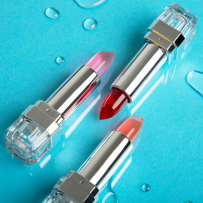 GABBU Gel color change to pink lip care moisturizing multi color lipstick water proof(MULTI COLOR, 10.8 g)