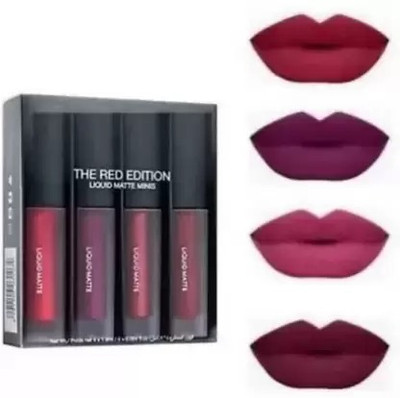 Jollity Red Edition Multi Color Lipstick Set (RED Edition)(RED, 12.5 ml)