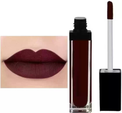 HUZURLU powerful velvety matte liquid lip color enriched with show-stopping pigments(MOON MAROON, 6 ml)