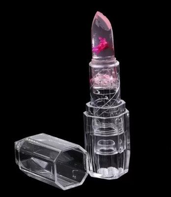 DARVING Natural Color Changing Crystal Jelly Flower Lipstick Magic transparent Lip Gloss(MULTI COLOR, 3.6 ml)