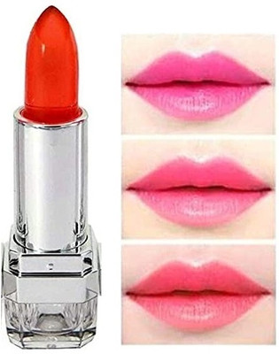 Luster Shine COLOR CHANGING GEL LIPSTICK WATER PROOF(Orange, 3.8 g)