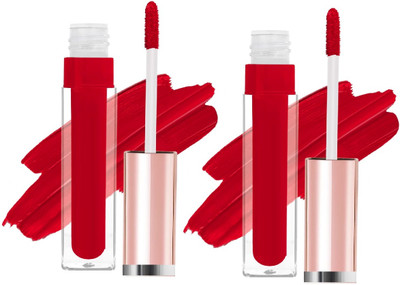 REIMICHI Matte finish liquid ultra smooth water proof lipstick(pure red, 16 ml)